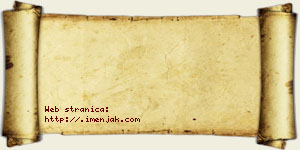 Mina Krkić vizit kartica